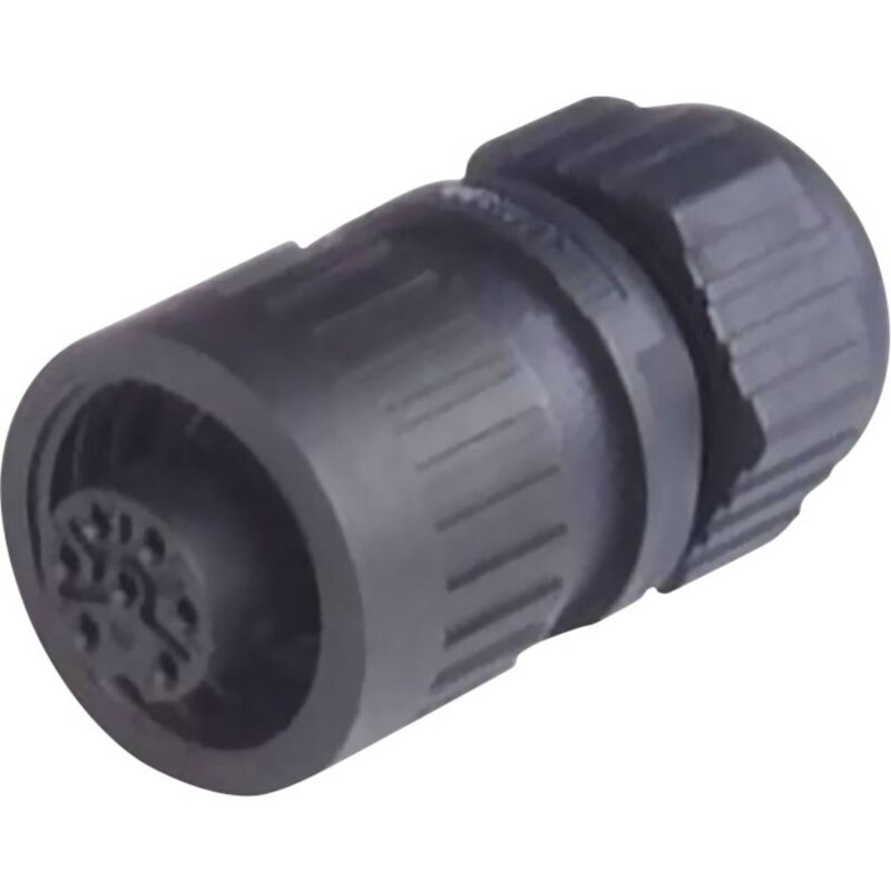 foto del prodotto hirschmann 934 127 100 1 connettore circolare giunto dritto tot poli 6 pe serie connettore circolare ca 1 pz.