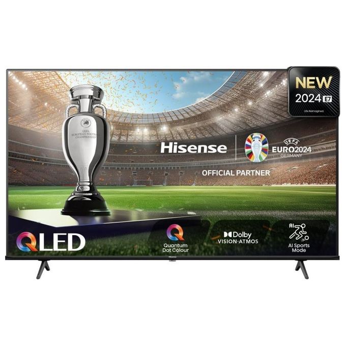 foto del prodotto hisense 55e79nq smart tv 55 pollici 4k ultra hd display uled miniled sistema vidaa dvbt2-c-s2 classe e colore nero