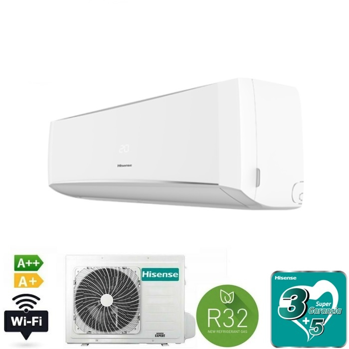 foto del prodotto hisense cbyr0906g cbyr0906w condizionatore fisso climatizzatore split system bianco