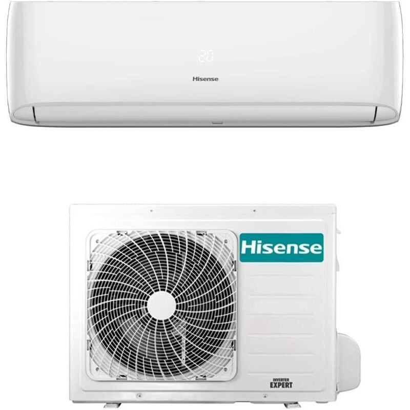 foto del prodotto hisense climatizzatore easy smart 9000 btu a r32 ca25yr4bw ca25yr4bg wifi