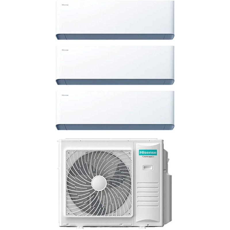 foto del prodotto hisense condizionatore trialsplit serie uni hb 9000 9000 12000 btu codice prod hb25xu0ag 2 hb35xu0ag 3amw72u