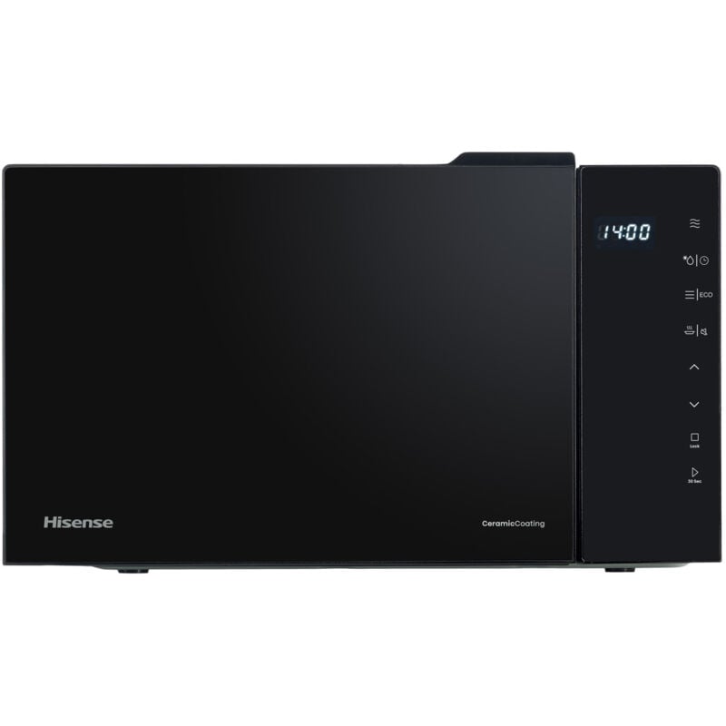 foto del prodotto hisense h23mobs5h4 forno a microonde nero solo microonde superficie piana 23 l 800 w