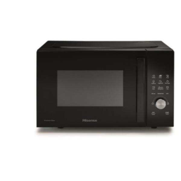 foto del prodotto hisense h23mobsd1hg nero microonde con grill superficie piana 23 l 800 w