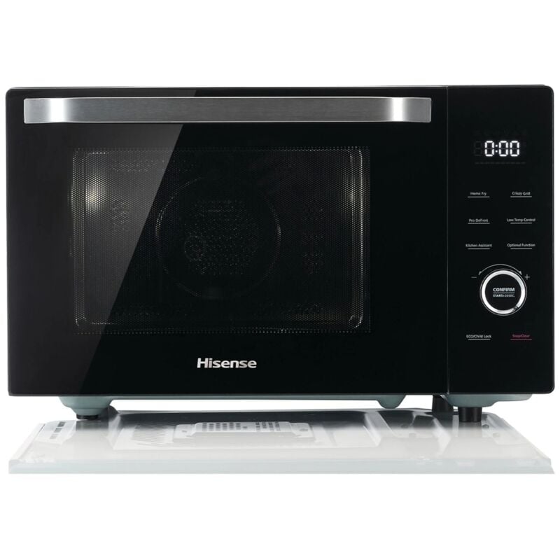 foto del prodotto hisense - h30mobs10hc forno a microonde superficie piana combinato 30 l 1000 w nero