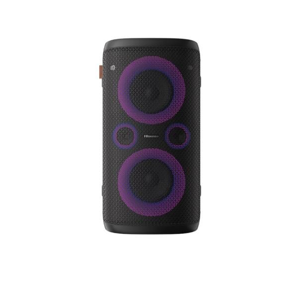 foto del prodotto hisense partyrocker one hp100 altoparlante da festa nero, verde 300 w