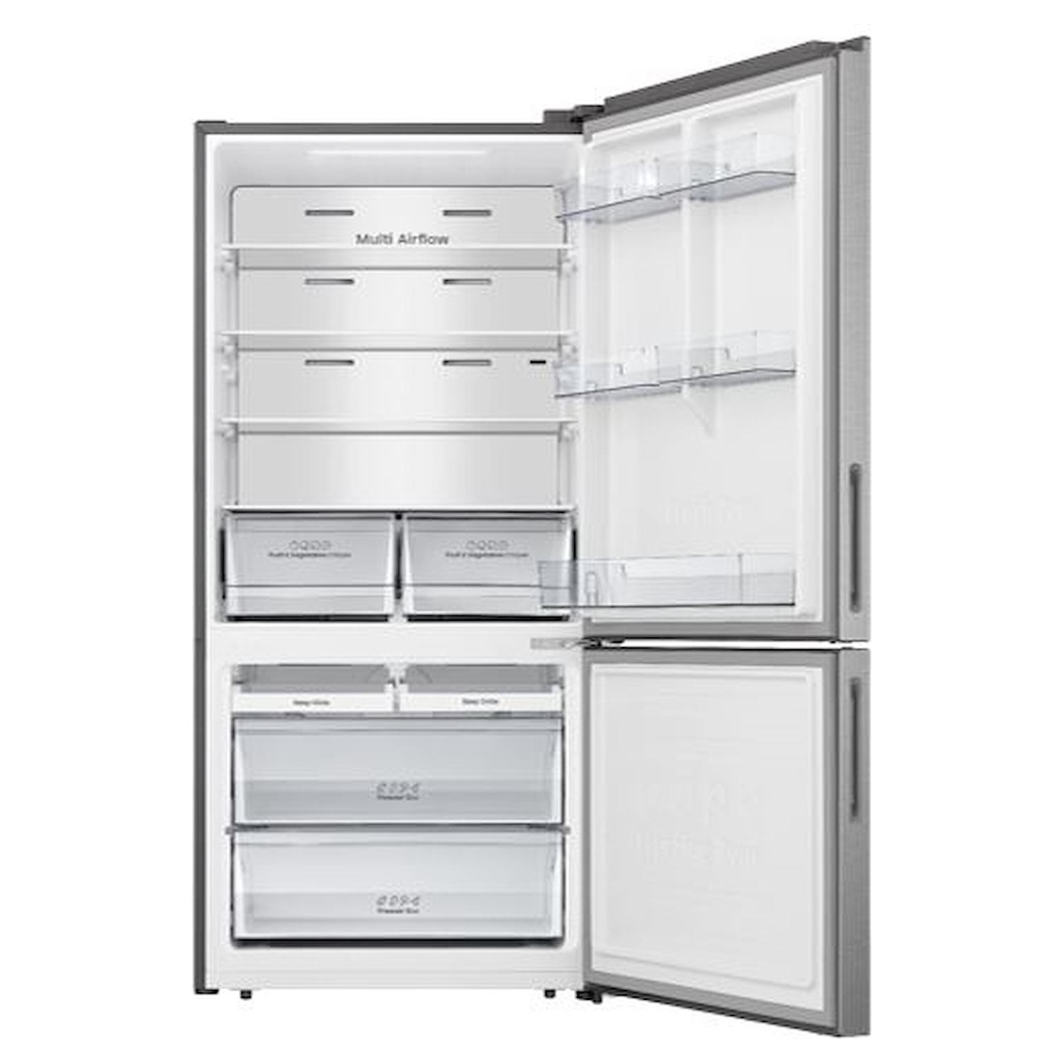 foto del prodotto hisense rb650n4ace frigorifero con congelatore libera installazione 503 l e grigio