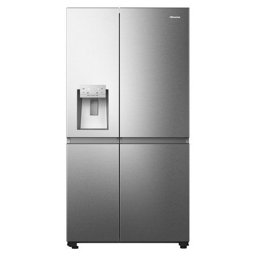 foto del prodotto hisense rs818n4tfe frigorifero side by side libera installazione 632 l e nero