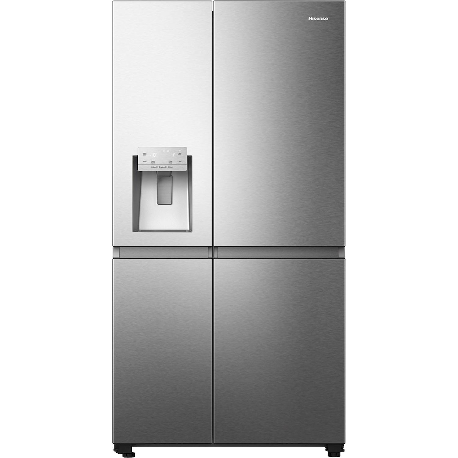 foto del prodotto hisense rs818n4tie frigorifero side by side libera installazione 632 l e acciaio inox