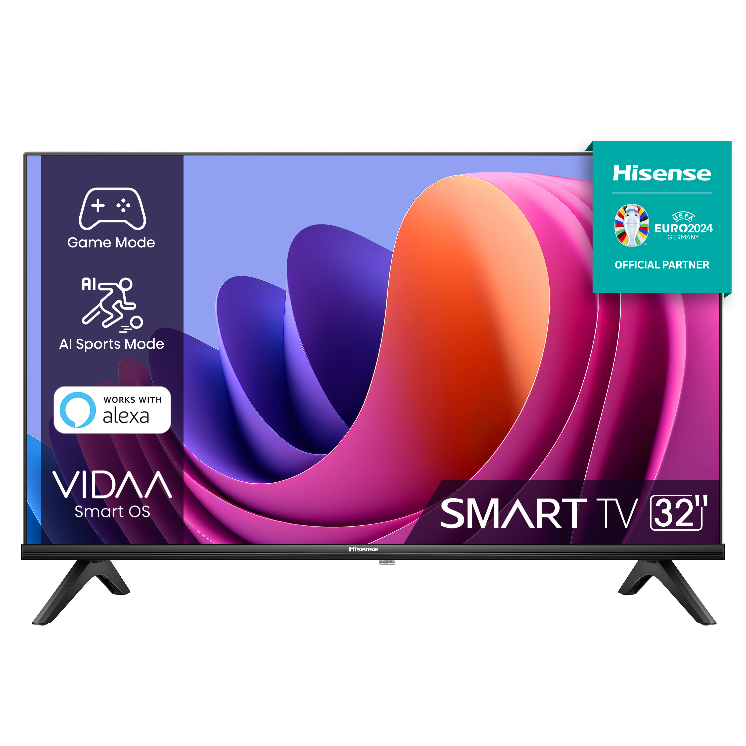 foto del prodotto hisense smart tv 32 hd ready 32a4n