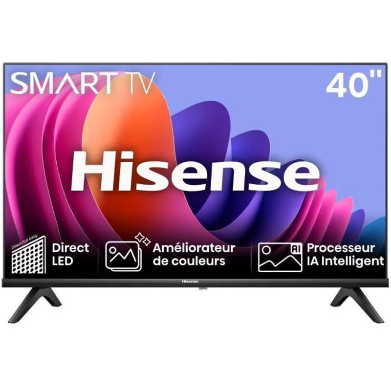 foto del prodotto hisense - tv led 40a4n - 40 100 cm - bordo ultra sottili - full hd 1920x1080 - smart tv - 2xhdmi