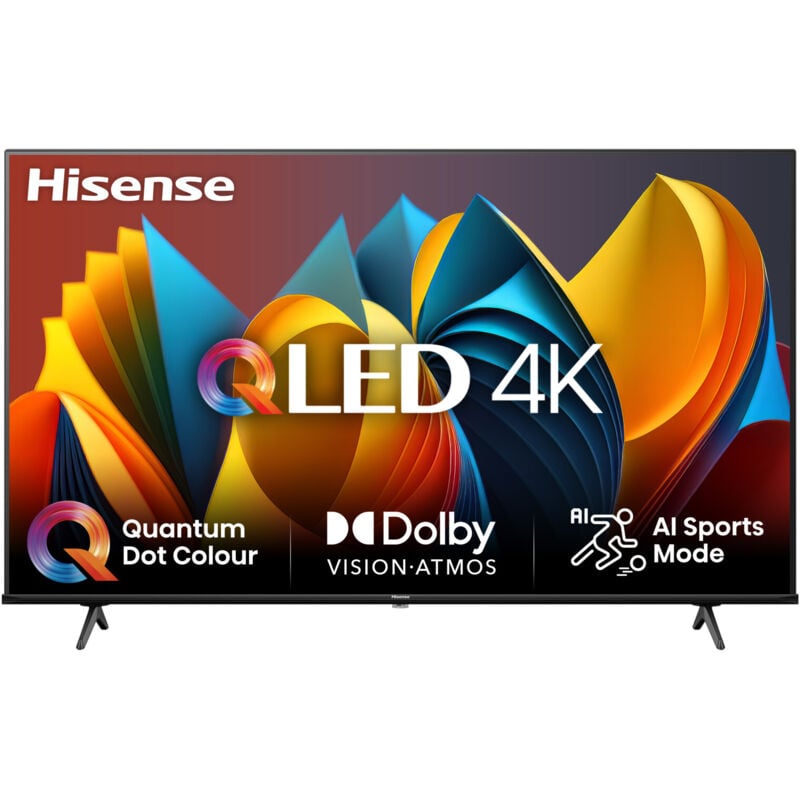 foto del prodotto hisense tv qled 55 4k ultra hd smart tv 55e7nq - vidaa u7.6 hdr dolby vision