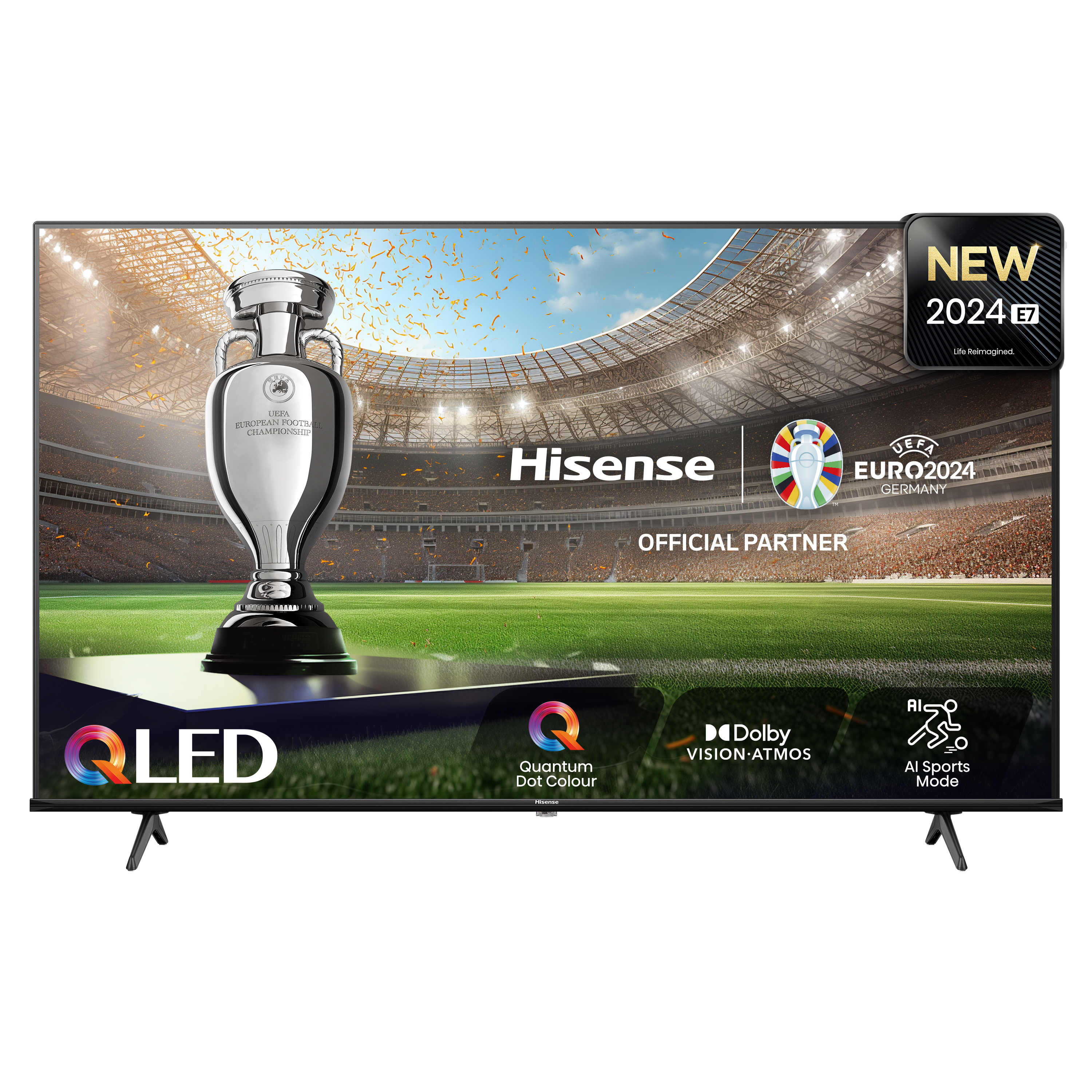 foto del prodotto hisense tv qled 65 4k ultra hd 65e7nq