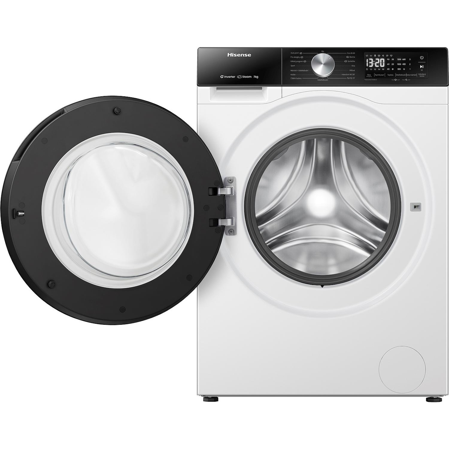 foto del prodotto hisense wf3s7021bw lavatrice caricamento frontale 7 kg 1200 giri min bianco