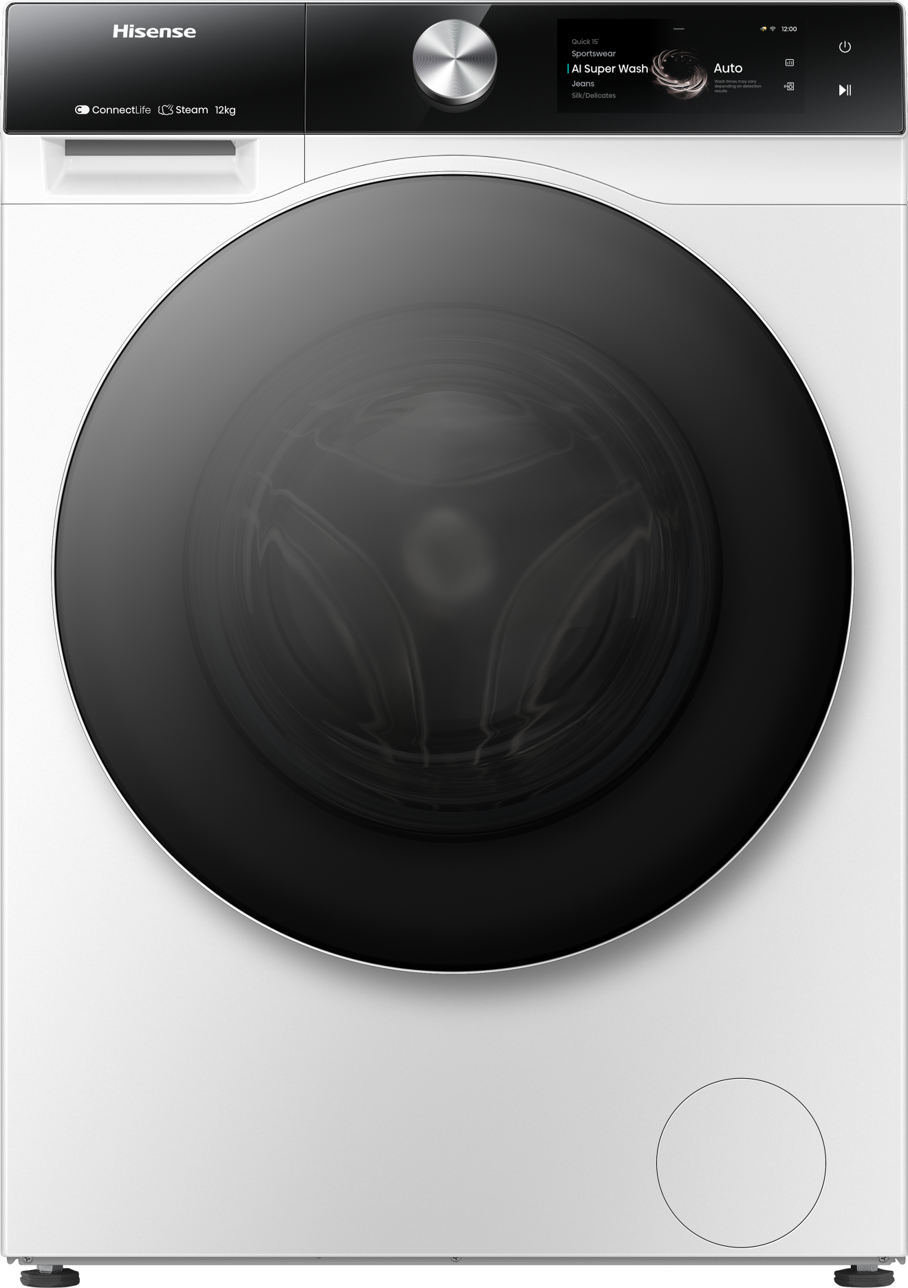 foto del prodotto hisense wf7s1247bw lavatrice caricamento frontale 12 kg 1400 giri min bianco