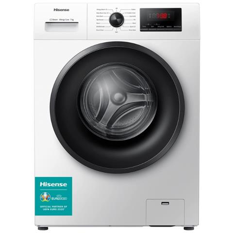 foto del prodotto hisense wfqp7012evm lavatrice caricamento frontale 7 kg 1200 giri min bianco