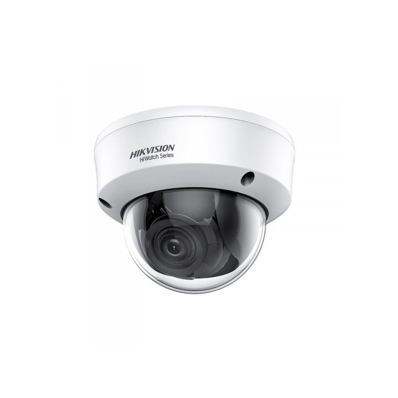 foto del prodotto hiwatch telecamera analogica dome 1080p 2mp ottica varifocale manuale 2.8 12mm ip66 ik10 osd smart ir tvi ahd cvi cvbs hwt d320 vf