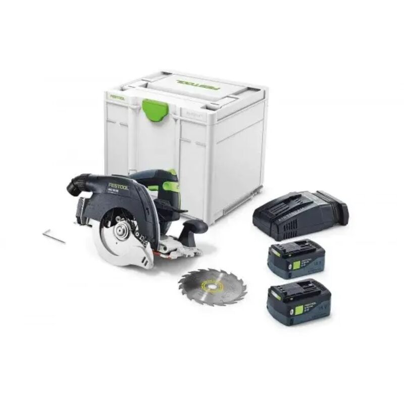 foto del prodotto hkc 55 5,2 ebi-plus-sca sega circolare a cappa oscillante a batteria 18 v - festool