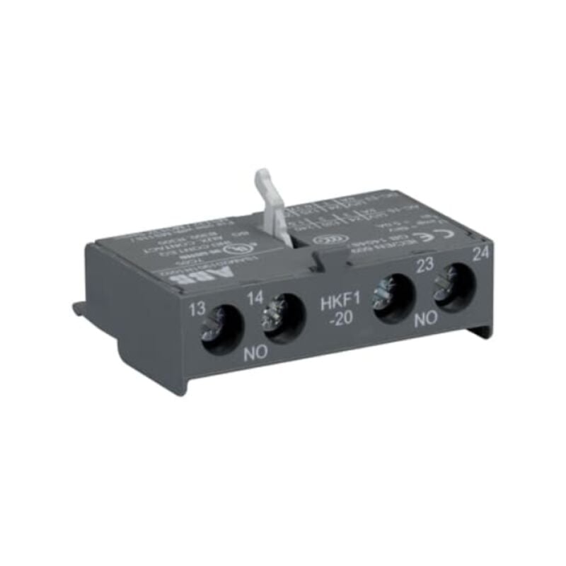 foto del prodotto hkf1 11 contatto ausiliario per montaggio frontale 1na 1nc per ms abb ep 095 2