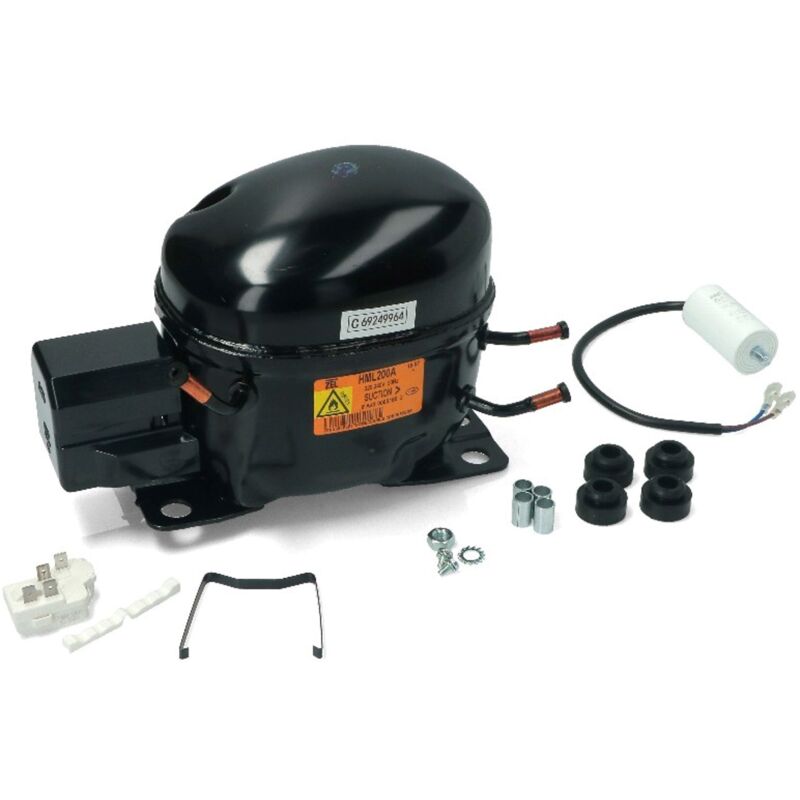 foto del prodotto hml200a compressore frigorifero zel hml200a r600a lbp 12,0cc rscr hpkd190a