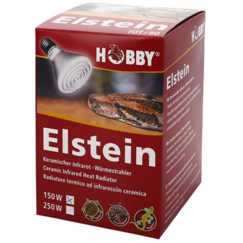 foto del prodotto hobby elstein radiatore termico ad infrarossi wattaggio riscaldatori e lampade terrario 150w