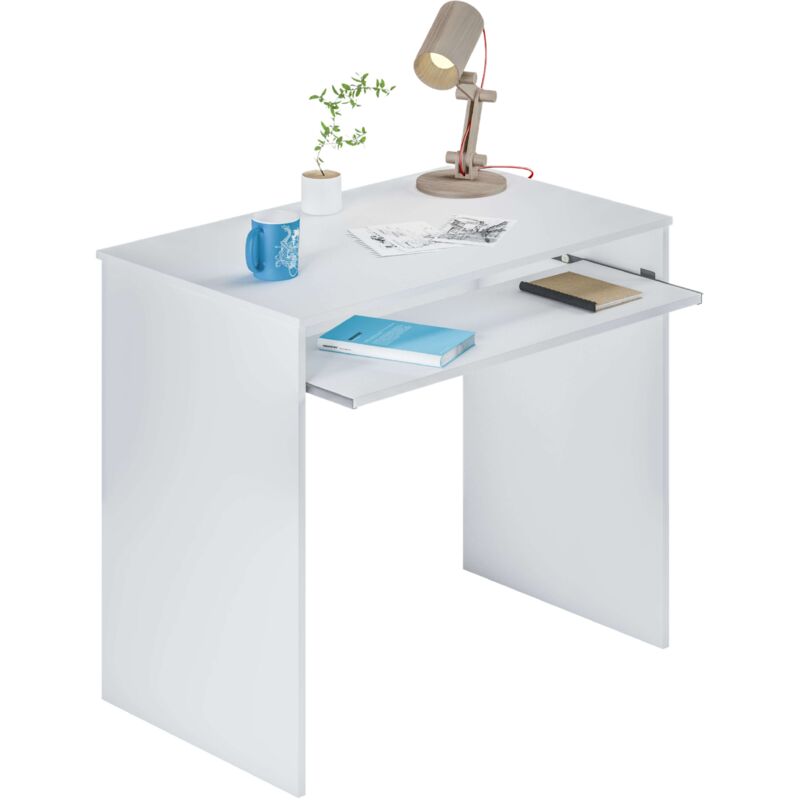 foto del prodotto hogar24 scrivania per cameretta bambini i joy, in melamina, rosa o bianco, 90 cm