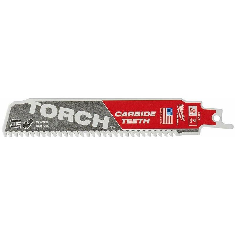 foto del prodotto hoja sable the torch carbide 150mm 7tpi 1ud