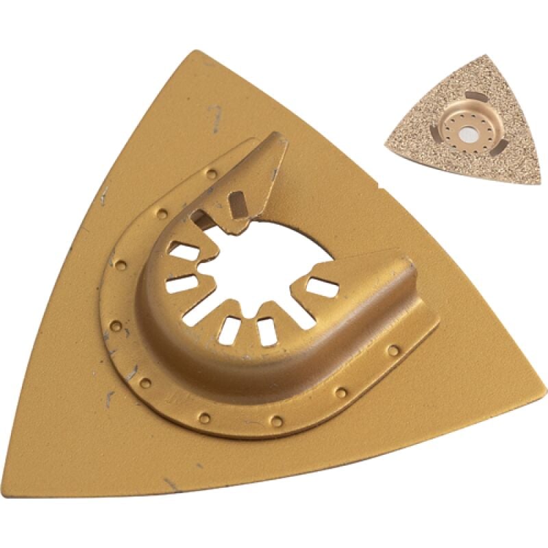 foto del prodotto hoja triangular metal duro para herramienta multifuncional yamato 250 w