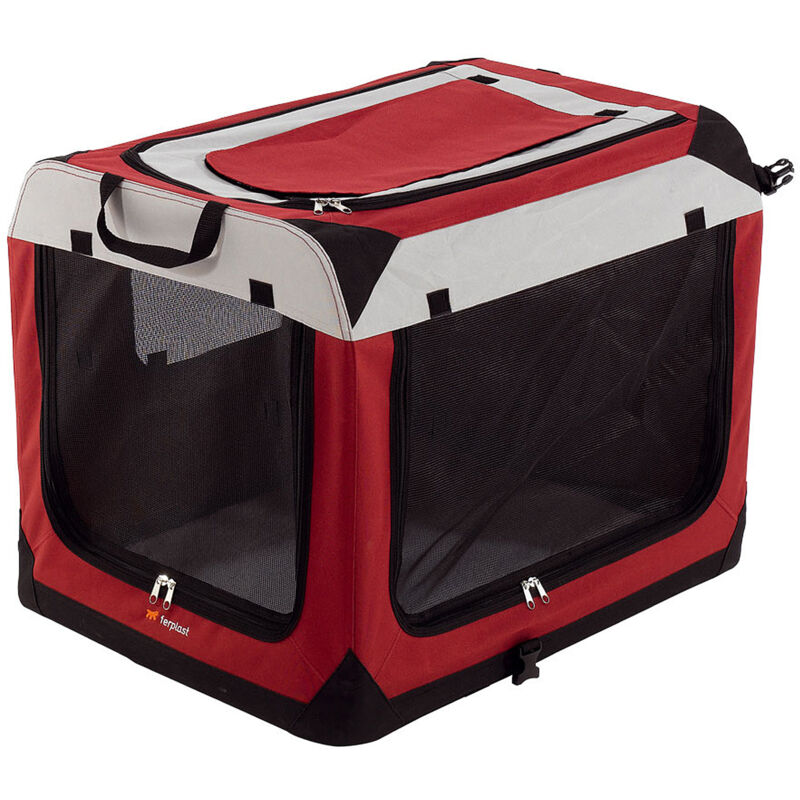 foto del prodotto holiday cuccia portatile per cani di taglia piccola e media 4 misure. variante holiday 6 misure 70 x 52 x h 52 cm bordeaux ferplast