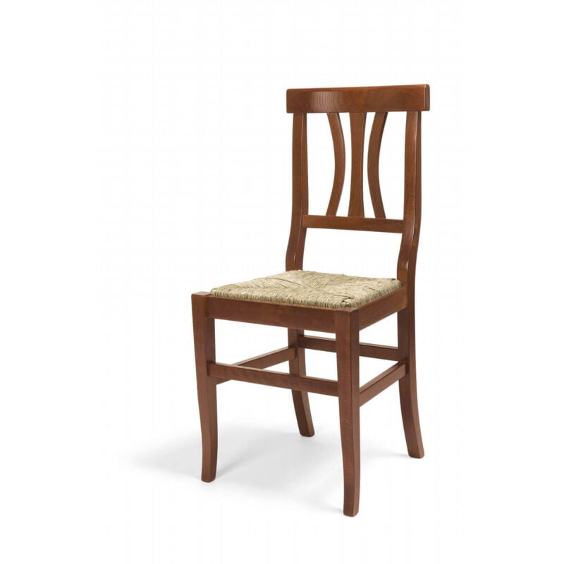 foto del prodotto holly set 2 sedie curve in legno massello