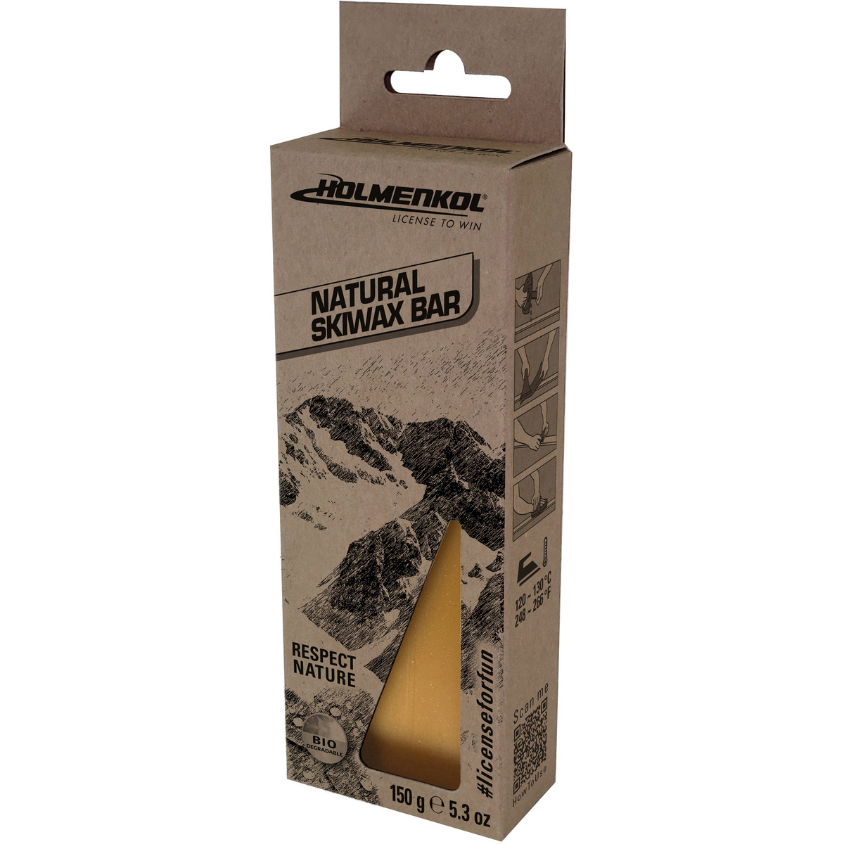 foto del prodotto holmenkol sciolina natural skiwax bar