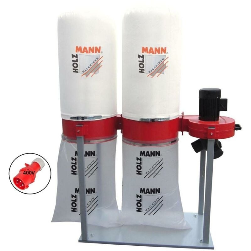 foto del prodotto holzmann - aspiratore trucioli con doppio sacco aspiratrucioli abs4000 400v