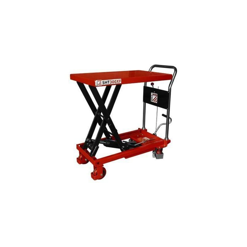 foto del prodotto holzmann carrello elevatore regolabile a pantografo sht300xf