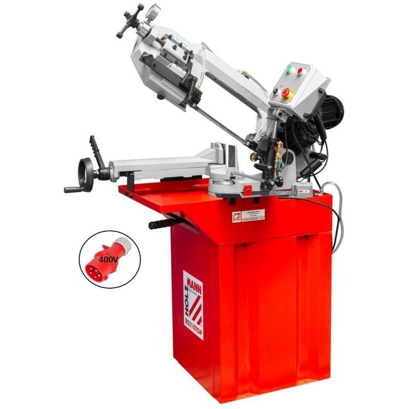 foto del prodotto holzmann sega a nastro in metallo con discesa manuale idraulica bs210top400v