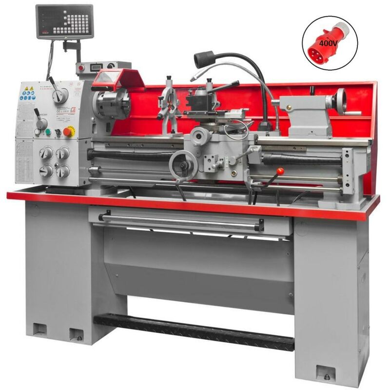 foto del prodotto holzmann - tornio parallelo da ferro metallo con visualizzatore 400v ed1000fbdig