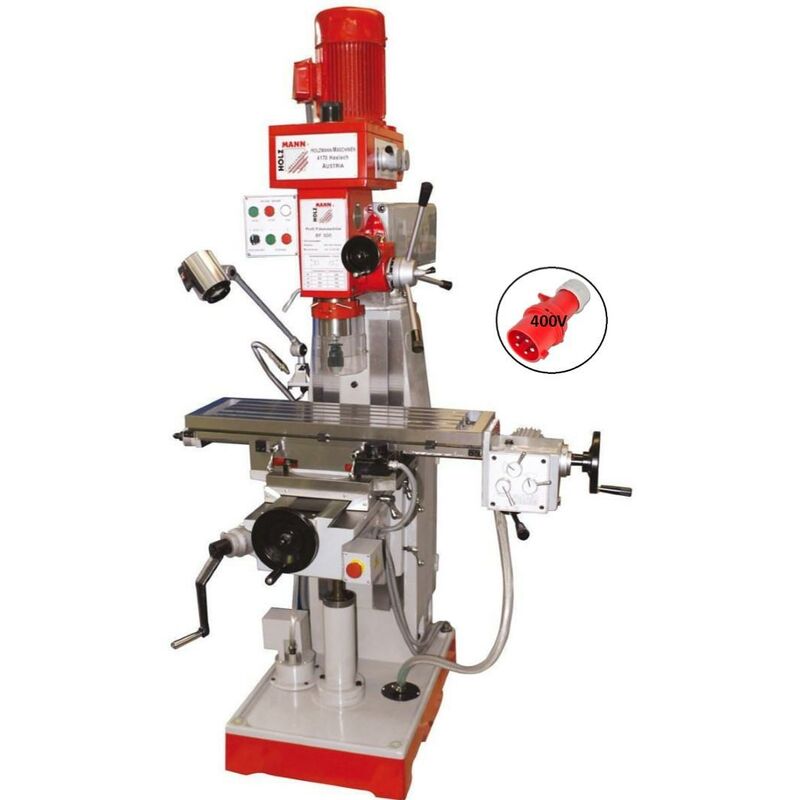 foto del prodotto holzmann - trapano fresa fresatrice universale ad ingranaggi bf500 400v