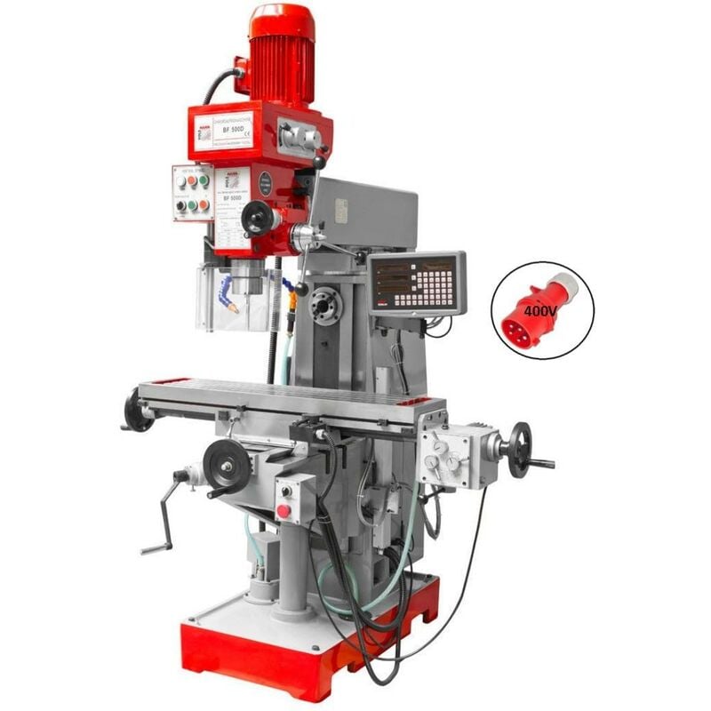foto del prodotto holzmann trapano fresa mandrino verticale e orizzontale bf500ddro 400v