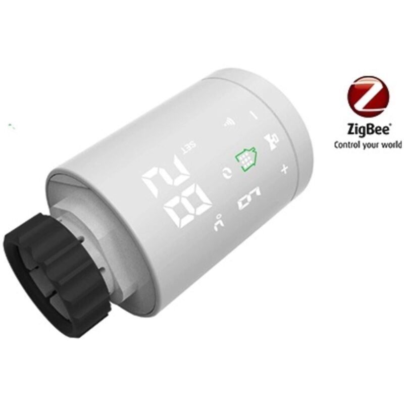 foto del prodotto homcloud valvola termostatica per radiatori smart digitale zigbee smart life tuya xh tvz 