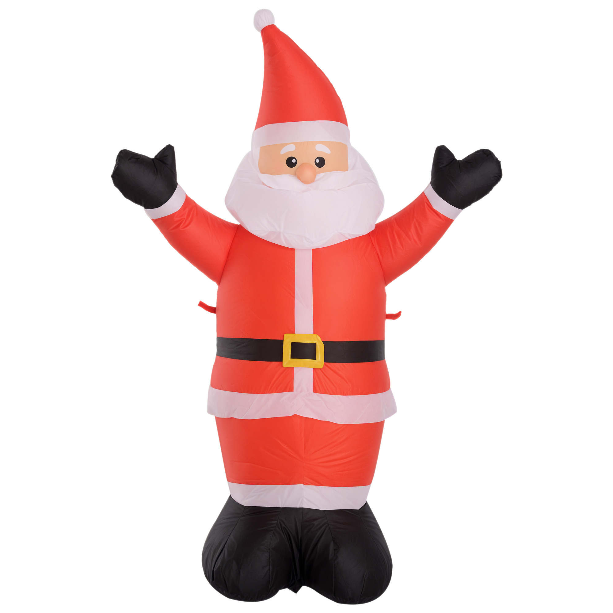 foto del prodotto homcom babbo natale gonfiabile luminoso luci led decorazione natalizia altezza 1.2m aosom