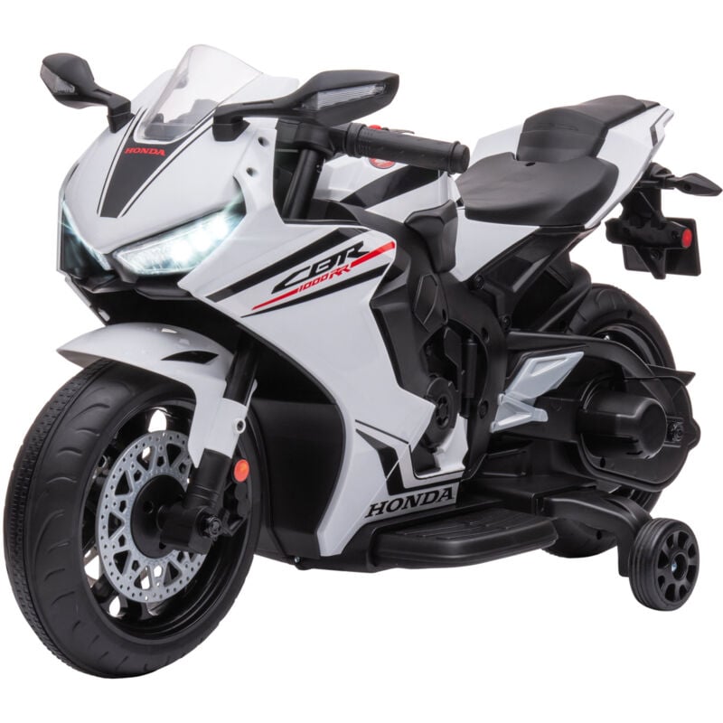 foto del prodotto homcom moto per bambini elettrica licenza honda batteria 6v velocit 3km h