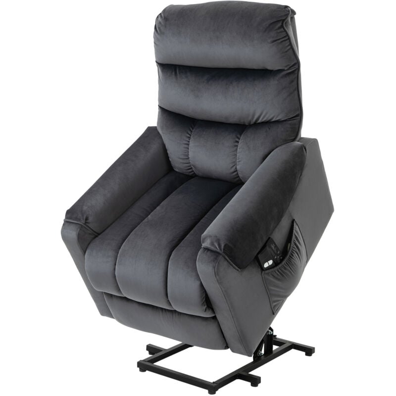 foto del prodotto homcom - poltrona relax alzapersona massaggiante reclinabile a 135 e telecomando