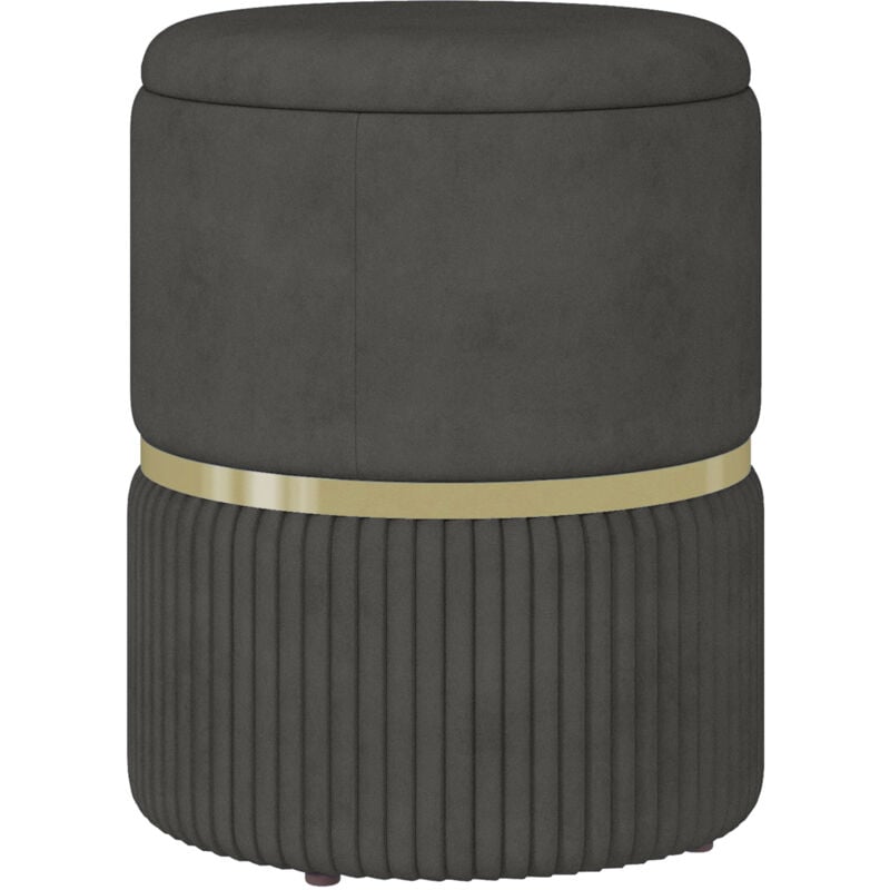 foto del prodotto homcom pouf contenitore 120 kg max per soggiorno, ingresso e camera da letto