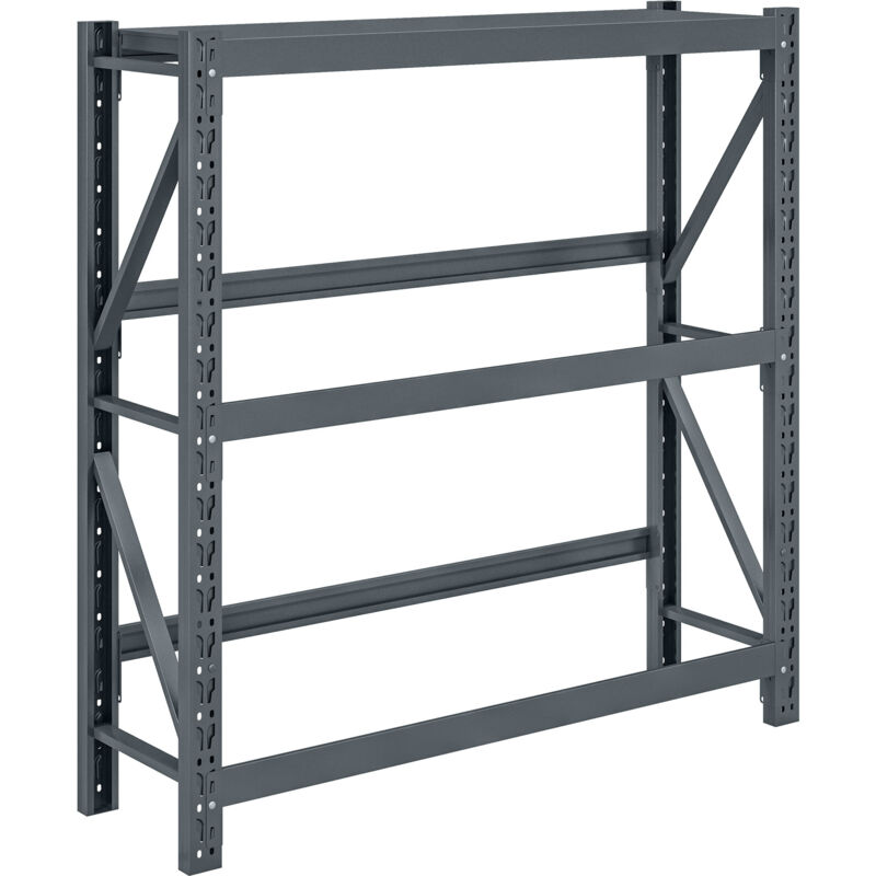 foto del prodotto homcom scaffale per 6 casse di bibite a 3 ripiani regolabili 110x30x110cm