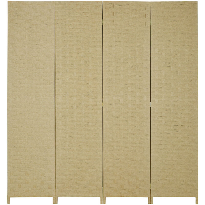 foto del prodotto homcom separ paravento da interno in legno a 4 ante pieghevole altezza 170cm