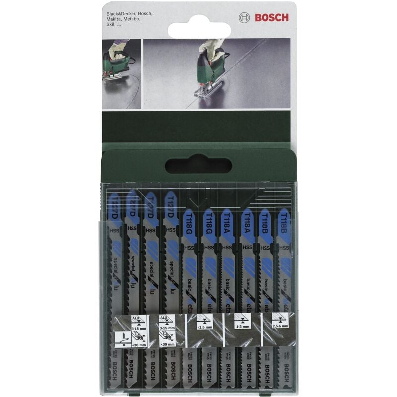 foto del prodotto home and garden 2 609 256 745 set lame per seghetto alternativo, 2 x t118a t118b t127d t227d bosch