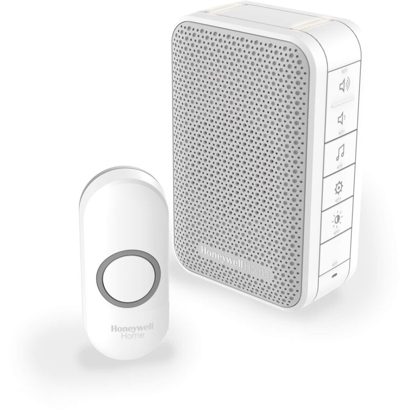 foto del prodotto home dc313n 3 serie campanello 150m led bianco honeywell