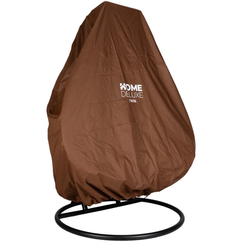 foto del prodotto home deluxe - copertura antipioggia per poltrona sospesa twin colore: marrone