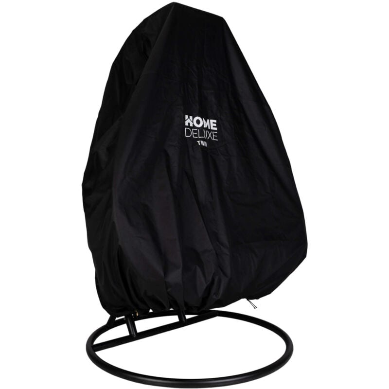 foto del prodotto home deluxe copertura antipioggia per poltrona sospesa twin colore nero