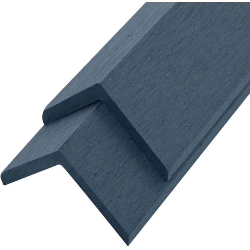 foto del prodotto home deluxe listello terminale in wpc finea 110 x 4,5 cm set da 10 colore antracite