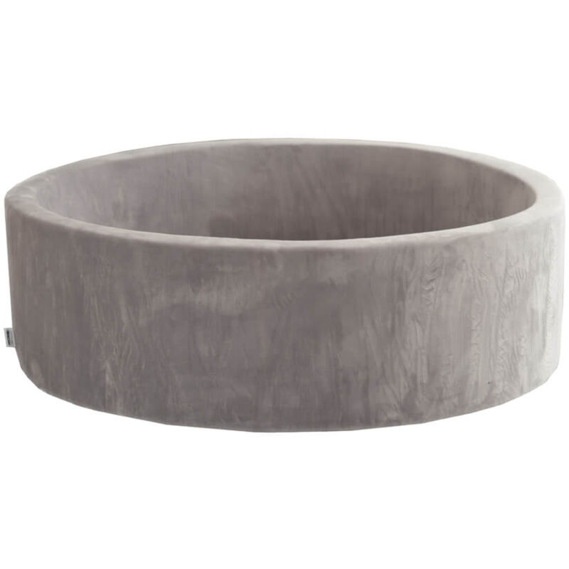 foto del prodotto home deluxe palla in velluto twirl 100 x 100 cm grigio