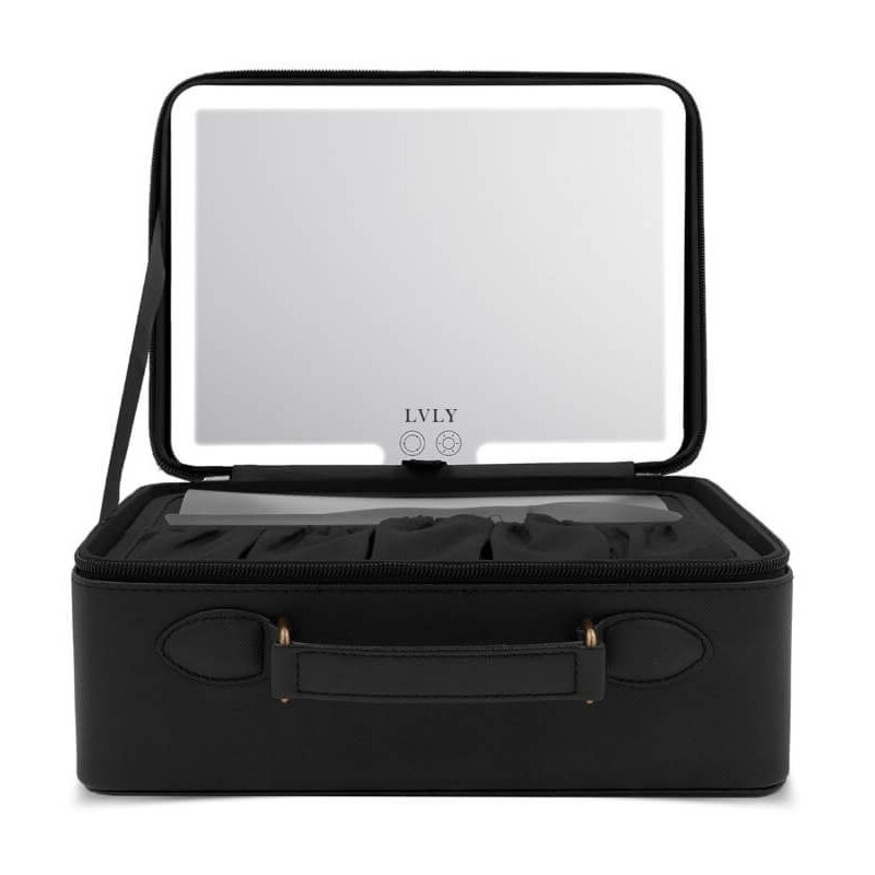 foto del prodotto home deluxe porta cosmetici lvly con specchio led